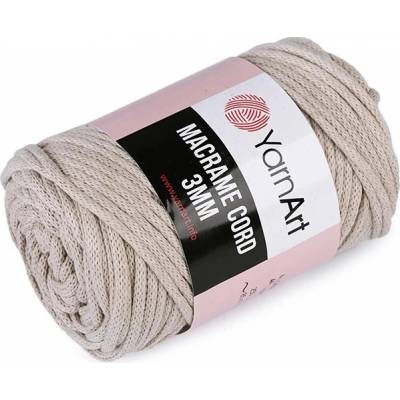 YarnArt Macrame Cord 3mm Barva: Macrame Cord 3mm 753 přírodní