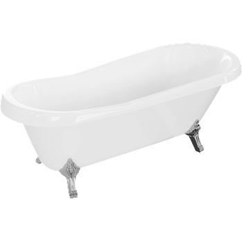 Mexen Retro 170x75 cm white/chrome (53251707500-00)