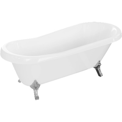 Mexen Retro 170x75 cm white/chrome (53251707500-00)