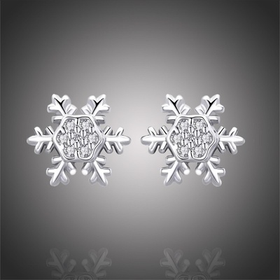 Grace Silver Jewellery stříbrné se zirkony Winter Romance E-BSE009 stříbrná