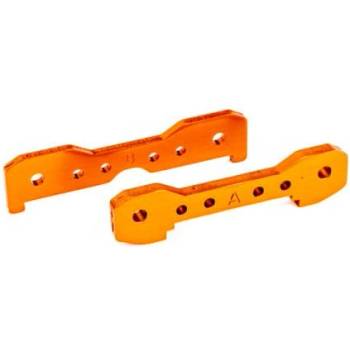 Traxxas алуминиеви съединители за предни рамена, анодизирани в оранжево