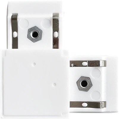 ELMARK L-КОНЕКТОР за Ultra Slim магнитна релса ELMARK EL-LC - 1 COLOUR SERIES, бял (93USLC/WH)