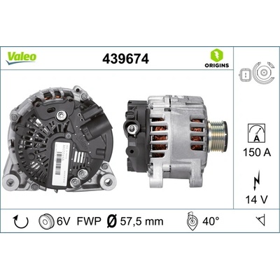 generátor VALEO 439674 VA 439674