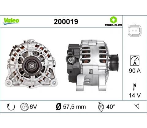 Alternátor VALEO 200019