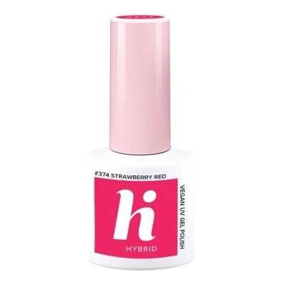 Hi Hybrid Uv gel lak Strawberry Red 374 5 ml
