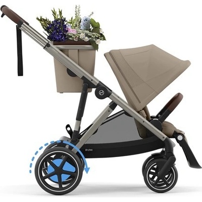 Cybex e-Gazelle S Gold Almond Beige 2024