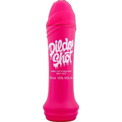 Dildo Shot Bubblegum Vodka Based Party 10% 0,7 l (čistá fľaša)