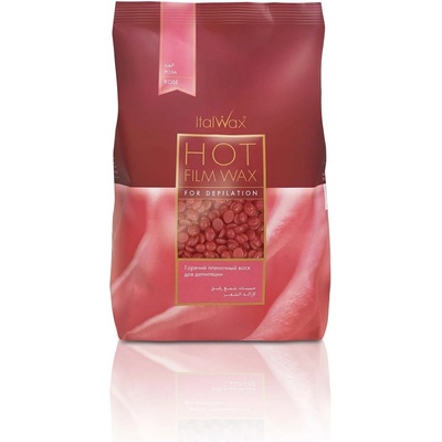 Italwax FilmWax depilačný vosk samostržný voskové granule Ruža 1 kg
