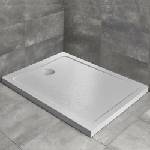 Radaway Правоъгълно душ корито Radaway Doros F Stone 90x70 см, бяло акрилно (SDRF9070-01-04S)