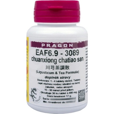 Pragon EAF6.9-3089 chuanxiong chatiao san 36 tablet