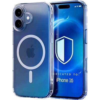 Gigapack iPhone 16 GIGAPACK Силиконов протектор за телефон, устойчив на удар, MagSafe, TRANSFER GP-160760 (GP-160760)