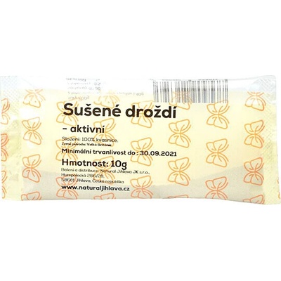 Natural Jihlava BIO Sušené aktivní droždí 9 g