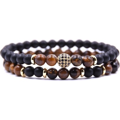 Naky sada náramků Florian tygří oko N2254