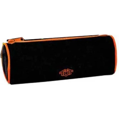 MC Toys Кръгъл несесер за училище Toneuptone черен/оранжев - MC Toys