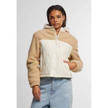 Urban Classics Дамско яке в бежово Urban Classics Sherpa CrinkleUB-TB7071-04442 - Бежов, размер 3XL