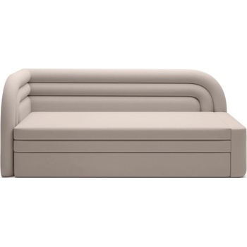 Eltap Бежов кадифен разтегателен диван с място за съхранение ляв ъгъл 223 cm Fabillo - ELTAP (SO-FAB-LT-18SO)