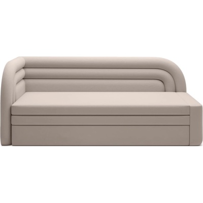 Eltap Бежов кадифен разтегателен диван с място за съхранение ляв ъгъл 223 cm Fabillo - ELTAP (SO-FAB-LT-18SO)