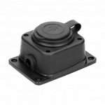 ORNO ORNO, OR-AE-13164(GS), Гумен разпределител 1 гнездо, удароустойчив, , 230V, 16A, IP44, 50X68X96mm (OR-AE-13164(GS))