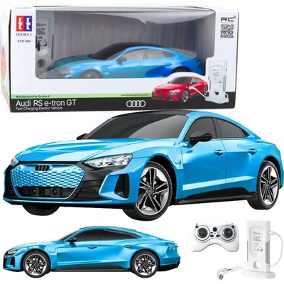 Double E 27424 Audi RS e-tron GT RC auto modrá 1:14
