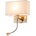 ELMARK Rosa led АПЛИК 3w 3000k + 1xe27, ФРЕНСКО ЗЛАТО (955rosa330fgr)