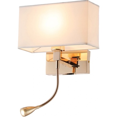 ELMARK Rosa led АПЛИК 3w 3000k + 1xe27, ФРЕНСКО ЗЛАТО (955rosa330fgr)