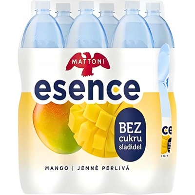 Mattoni Esence mango jemně perlivá 6 x 1,5 l
