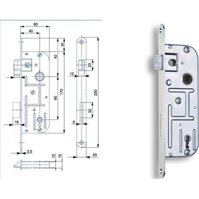 Hobes 02-03 PZ 90/60 mm – Zboží Mobilmania