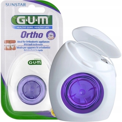G.U.M Access Floss "superfloss" vlákno pre čistenie okolo implantátov pod mostíkmi 50 ks