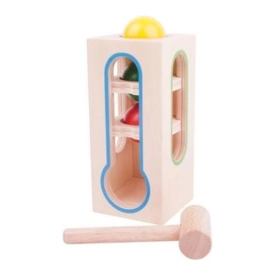 Bigjigs Toys Играчка-кула с чукче и топчета (bb102)