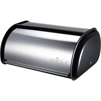 Sapir КУТИЯ ЗА ХЛЯБ sapir sp-1225-bb , д. -44см. /ш. -27см. /в. -18см. /0.3мм , неръждаема стомана, Черен (1225100020)