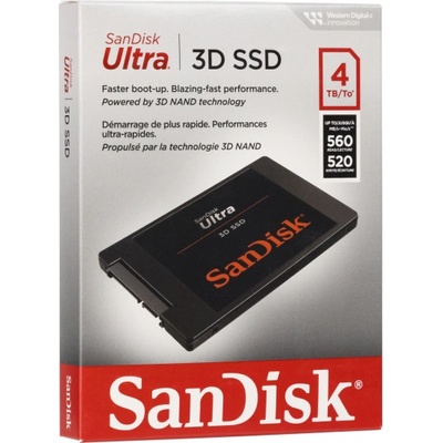 SanDisk Ultra 3D SSD 4TB, SDSSDH3-4T00-G26
