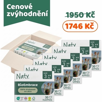 Naty ECO by Midi 4 - 9 kg 6 x 30 ks