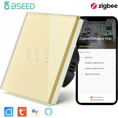 BSEED chytrý stmívač osvětlení se ZigBee Zlatá