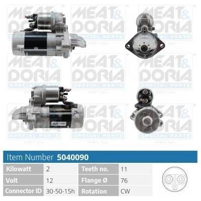 Startér MEAT & DORIA 5040090