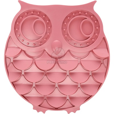 Flamingo силиконова Lick Pad за кучета и котки - розова бухалче 1 бр