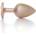 Boss of Toys Plug-Jewellery Pearl Gold PLUG- Clear L