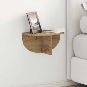 vidaXL Стенен рафт Монтиране на стена Дъб 38 x 19 x 19 см (891426)