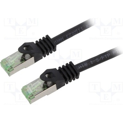 Goobay 61093 Patch, RJ45 vidlice,z obou stran, S/FTP, Cat 8.1, lanko, Cu