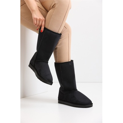 Johns Athletic Дамски велурени боти ug03 - Черни #364395 (364395_Черно)