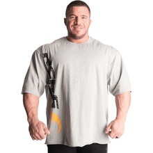 Gasp Iron Tee pánske športové oversized fitness tričko Gasp svetlo šedé