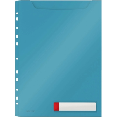 Desky velkokapacitní Leitz Cosy A4, neprůhledný PP, 3 ks, klidná modrá 46680061