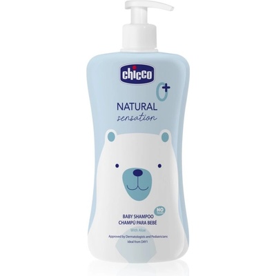 Chicco Natural Sensation Baby jemný šampon pro děti od narození 0+ 500 ml