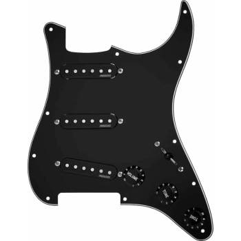 Fishman Fluence Single Width Loaded Pickguard Strat Black Адаптер за китара (PRF-STR-BPG)