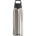 SIGG - Insulated drinking bottle - Thermos bottle Shield Therm One Brushed - carbonated drinks - leak-proof - dishwasher safe - BPA-free - 90% recycled stainless steel - silver - 1L - 6218.00