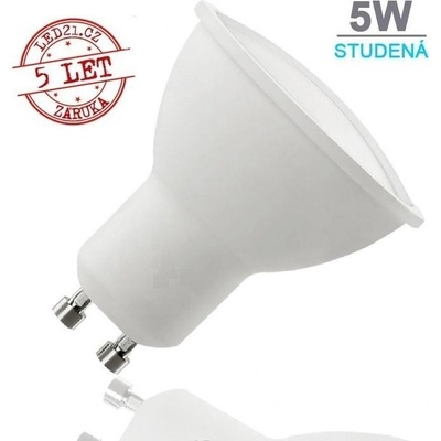 Optonica LED žárovka 5W 9xSMD2835 GU10 400lm STUDENÁ BÍLÁ