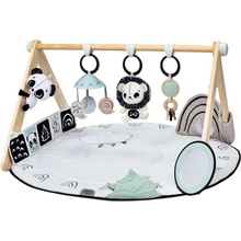 Tiny Love Décor Vzdělávací Podložka s Dřevěným stojanem černo bílá