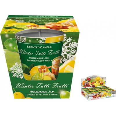 Bartek Candles Winter Tutti Frutti Green & Yellow Fruits 115 g