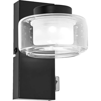OSRAM - LED стенен осветител за баня ORBIS FLAME LED/5, 5W/230V IP44 черно (P225827)