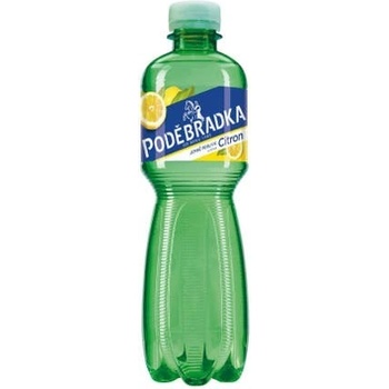 Poděbradka citron jemně perlivá voda 12 x 0,5 l