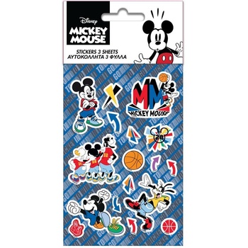 Image 1 of Diakakis Стикери, 8x12cm, 5 листа, Mickey (31181-А-MICKEY)